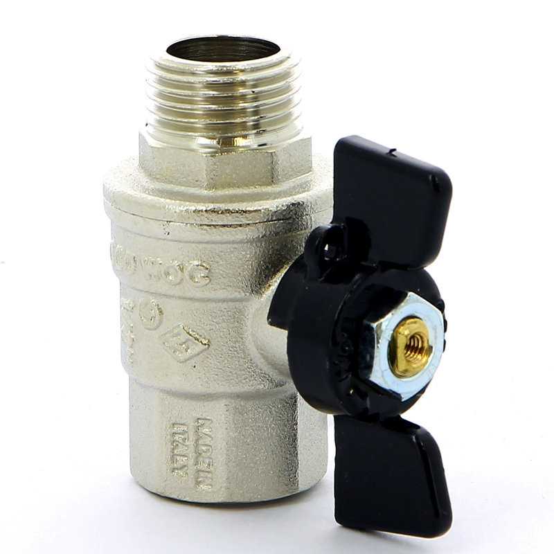 Кран шаровый ВН бабочка 1/2" Bugatti Кран шаровый ВН бабочка 1/2" Bugatti
