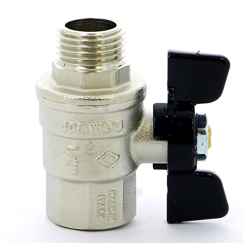 Кран шаровый ВН бабочка 1/2" Bugatti Кран шаровый ВН бабочка 1/2" Bugatti