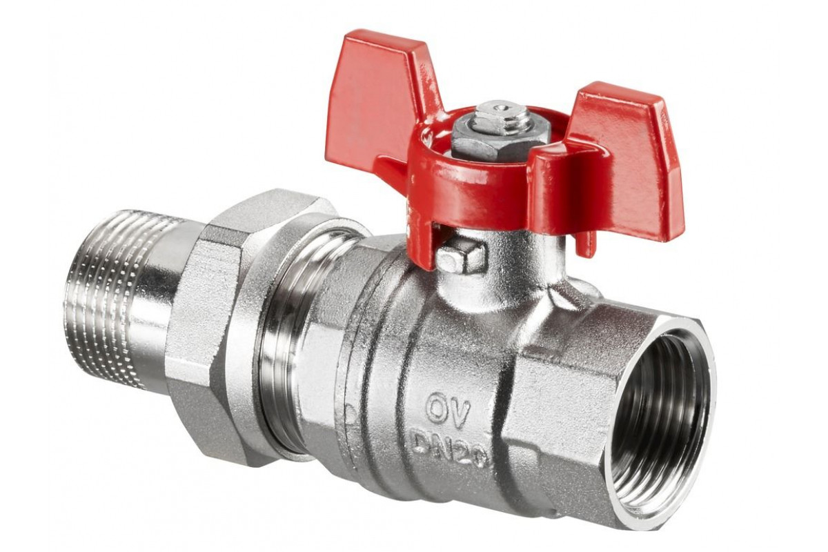Шаровой кран Oventrop Optibal, полнопроходной, DN-25, 1", НВ, PN 1075808 Шаровой кран Oventrop Optibal, полнопроходной, DN-25, 1", НВ, PN 1075808