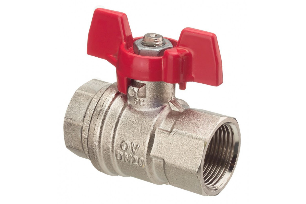 Шаровой кран Oventrop Optibal, полнопроходной, DN-15, 1/2", ВВ, PN 1076104 Шаровой кран Oventrop Optibal, полнопроходной, DN-15, 1/2", ВВ, PN 1076104